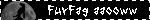werewolf howling text reads fur fag aaooww blinkie